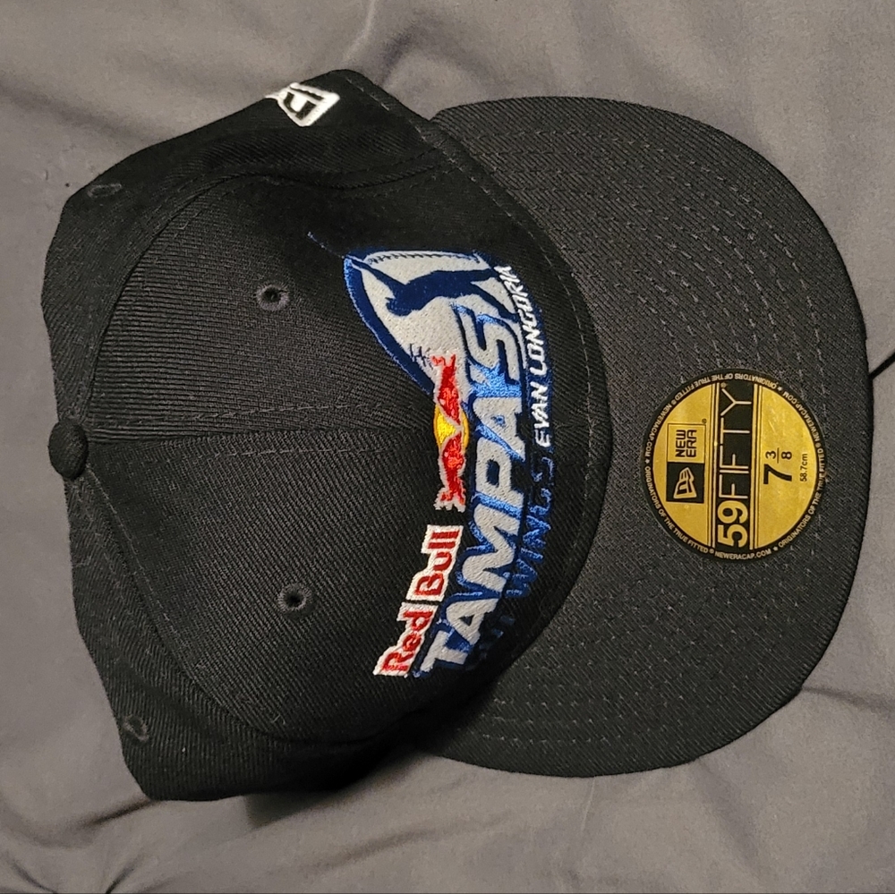 Tampa Bay Rays Evan Longoria Red Bull New Era 59Fifty - Size 7 3/8